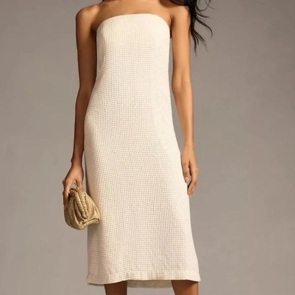 NEW Anthropologie Strapless Dress